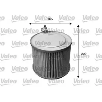 Filtre, air de l'habitacle VALEO 715633
