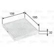 Filtre, air de l'habitacle VALEO 715637 - Visuel 1