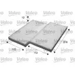 Filtre, air de l'habitacle VALEO 715639 - Visuel 1
