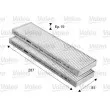 Filtre, air de l'habitacle VALEO 715662 - Visuel 1