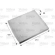 Filtre, air de l'habitacle VALEO 715668 - Visuel 1