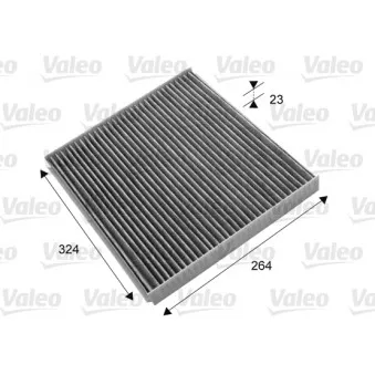 Filtre, air de l'habitacle VALEO 715671