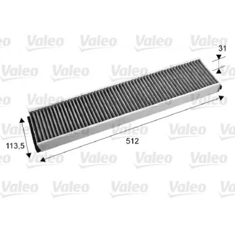 Filtre, air de l'habitacle VALEO 715674