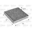 Filtre, air de l'habitacle VALEO 715681 - Visuel 1
