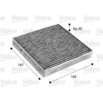 Filtre, air de l'habitacle VALEO 715681