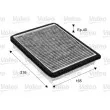 Filtre, air de l'habitacle VALEO 715682 - Visuel 1