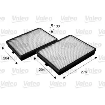 Filtre, air de l'habitacle VALEO 715685