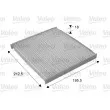 Filtre, air de l'habitacle VALEO 715689 - Visuel 1