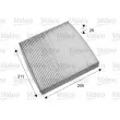 Filtre, air de l'habitacle VALEO 715692 - Visuel 1