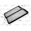 Filtre, air de l'habitacle VALEO 715699 - Visuel 1