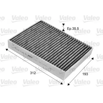 Filtre, air de l'habitacle VALEO 715704