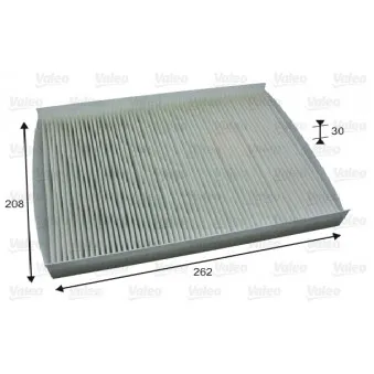 Filtre, air de l'habitacle VALEO 715716