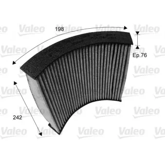 Filtre, air de l'habitacle VALEO 715719