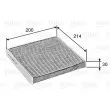 Filtre, air de l'habitacle VALEO 715747 - Visuel 1