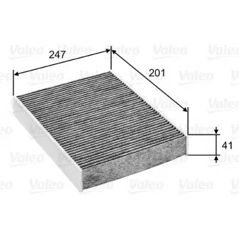 Filtre, air de l'habitacle VALEO 715753