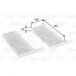 Filtre, air de l'habitacle VALEO 715808 - Visuel 1