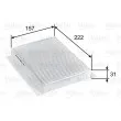 Filtre, air de l'habitacle VALEO 715809 - Visuel 1