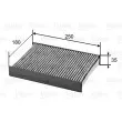 Filtre, air de l'habitacle VALEO 715820 - Visuel 1