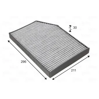 Filtre, air de l'habitacle VALEO 715836