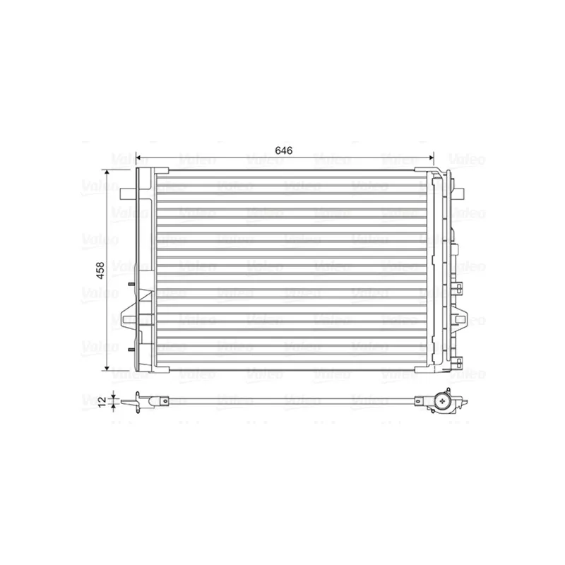 Condenseur, climatisation VALEO 814035