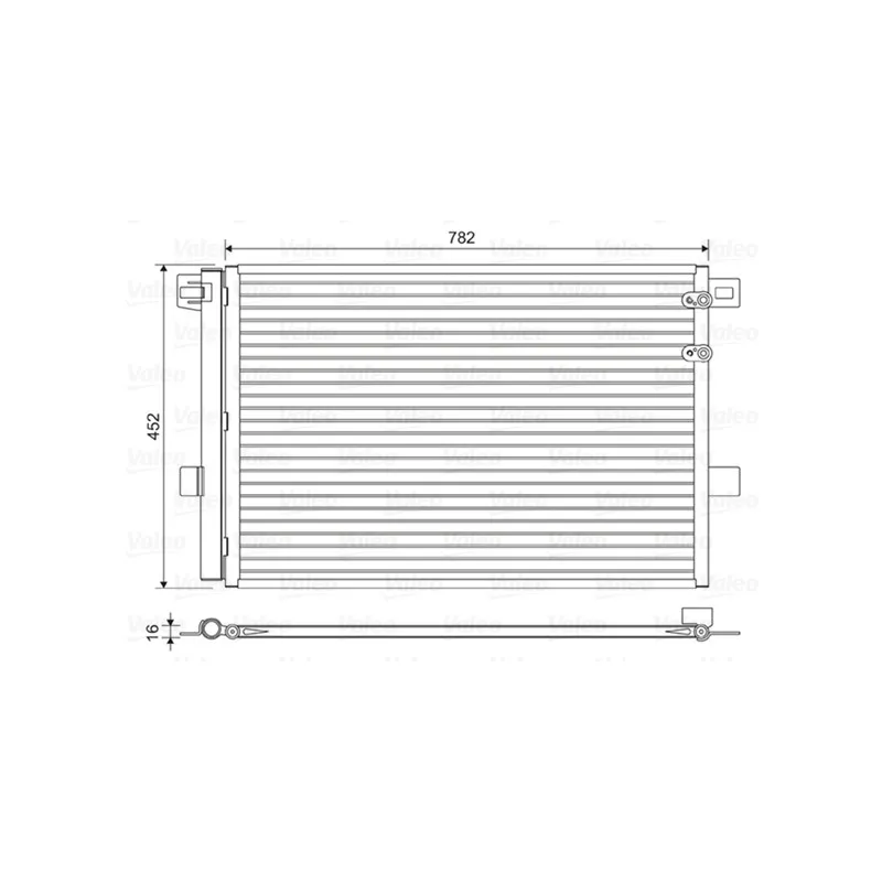Condenseur, climatisation VALEO 814054