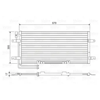 Condenseur, climatisation VALEO 814079