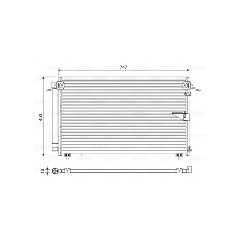 Condenseur, climatisation VALEO 814112