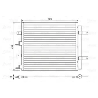 Condenseur, climatisation VALEO 814196
