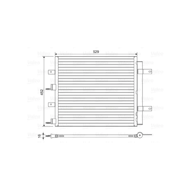 Condenseur, climatisation VALEO 814196