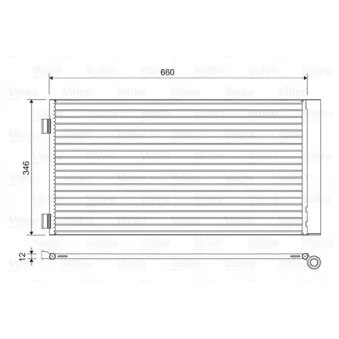 Condenseur, climatisation VALEO 814408