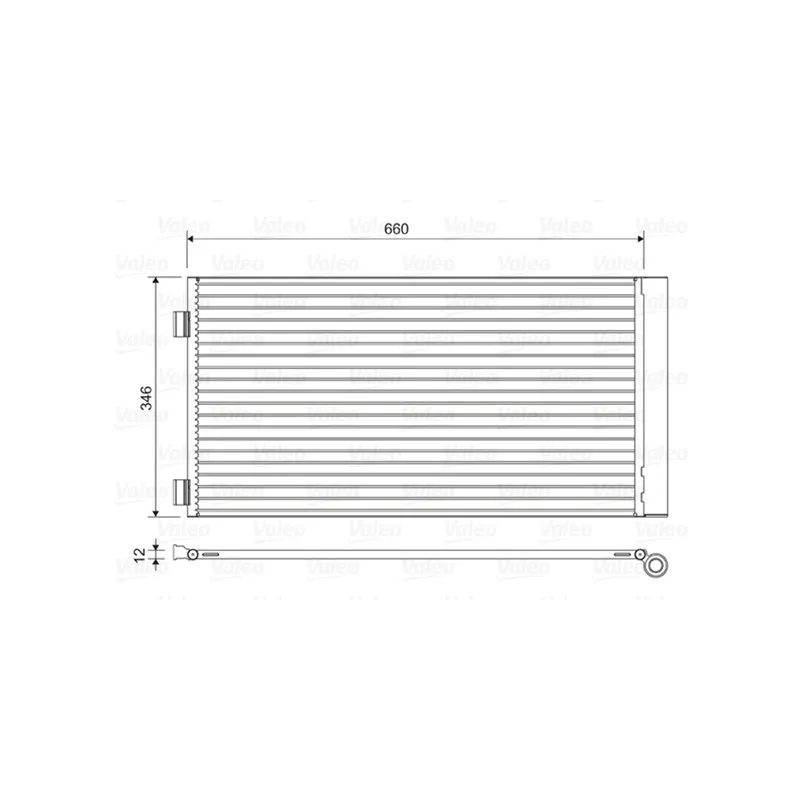 Condenseur, climatisation VALEO 814408