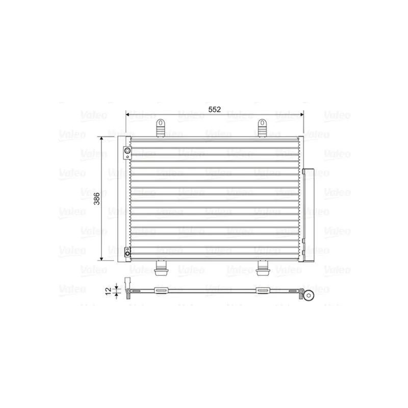 Condenseur, climatisation VALEO 814418