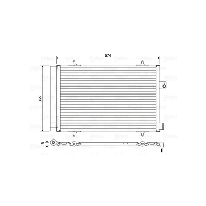 Condenseur, climatisation VALEO 814420