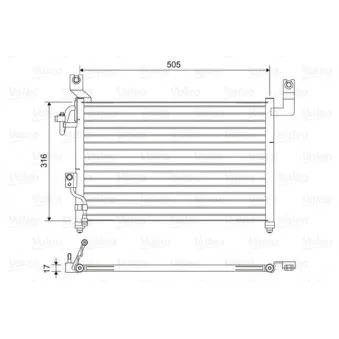 Condenseur, climatisation VALEO 814427