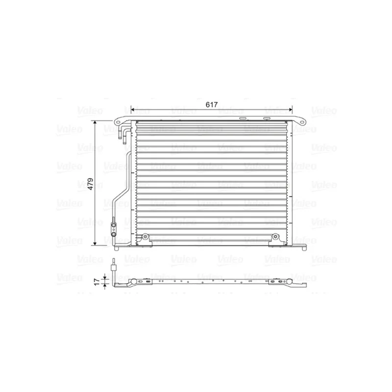 Condenseur, climatisation VALEO 814434