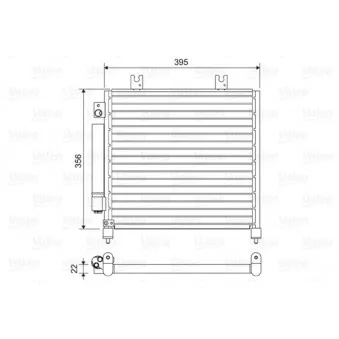 Condenseur, climatisation VALEO 814437