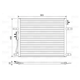 Condenseur, climatisation VALEO 814443