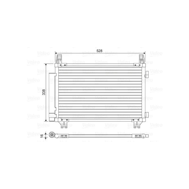 Condenseur, climatisation VALEO 814449