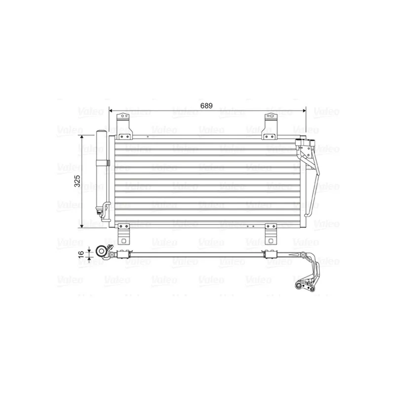 Condenseur, climatisation VALEO 814456