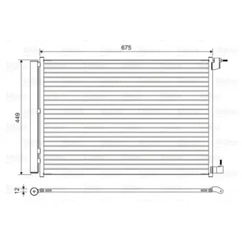 Condenseur, climatisation VALEO 814468