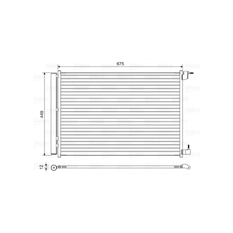 Condenseur, climatisation VALEO 814468