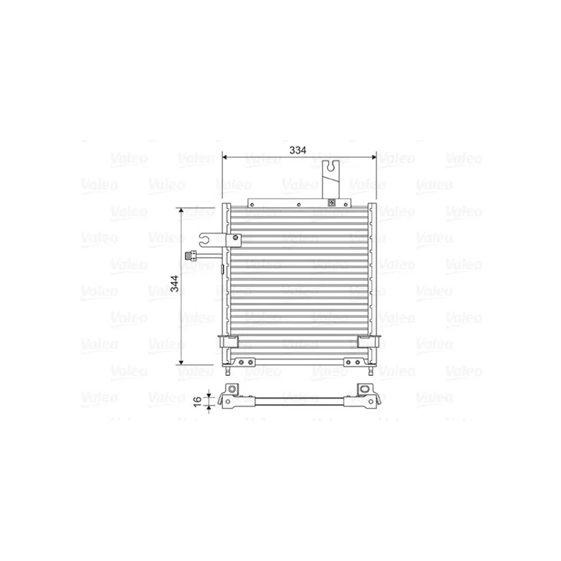 Condenseur, climatisation VALEO 814482