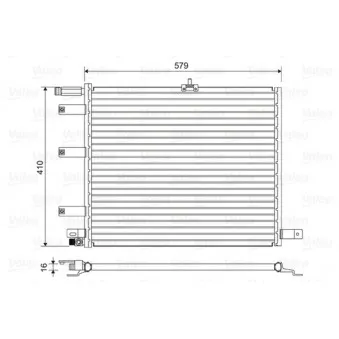 Condenseur, climatisation VALEO 814490