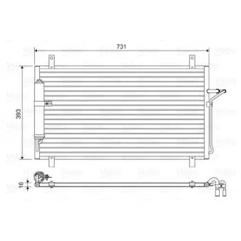 Condenseur, climatisation VALEO