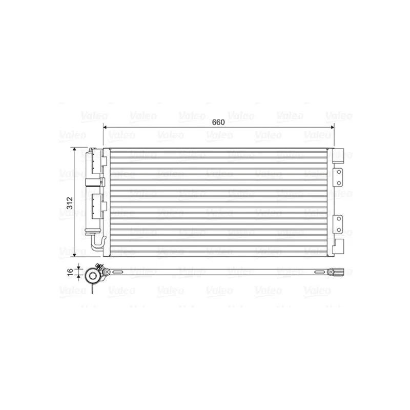 Condenseur, climatisation VALEO 817549