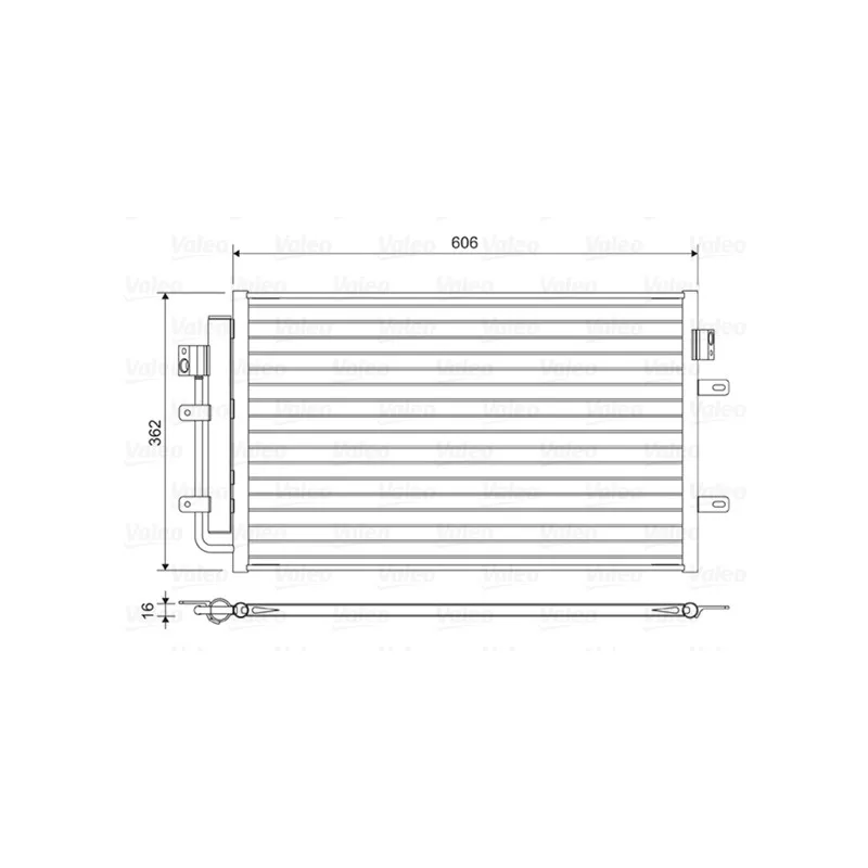 Condenseur, climatisation VALEO 822551