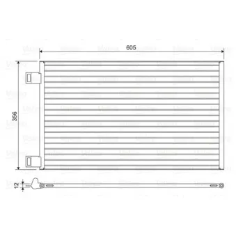 Condenseur, climatisation VALEO 822553