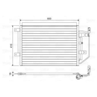 Condenseur, climatisation VALEO 822556