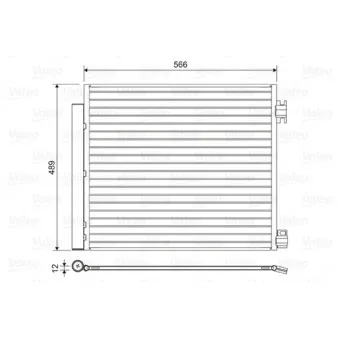Condenseur, climatisation VALEO 822559