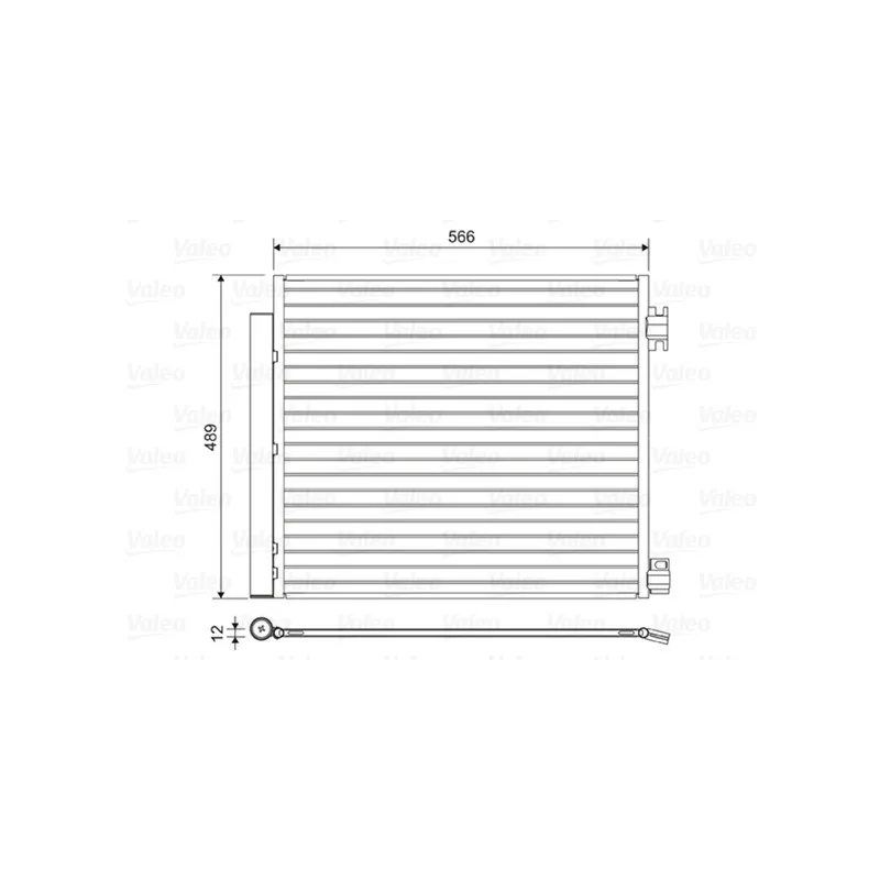 Condenseur, climatisation VALEO 822559